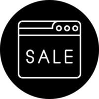 Web Online Sale Vector Icon
