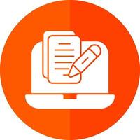 Copywriter Vector Icon Design