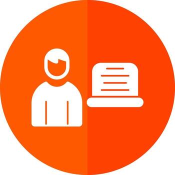 diseño de icono de vector de programador