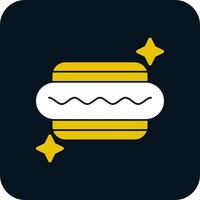 Hot Dog Vector Icon Design