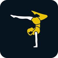 Acrobatic Vector Icon Design