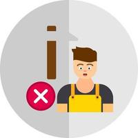 No Child Labour Vector Icon Design