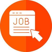 Job Posting Vector Icon Design