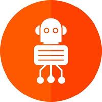 Nano Robot Vector Icon Design