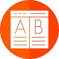 Ab Testing Vector Icon Design