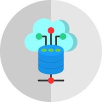 diseño de icono de vector de almacenamiento en la nube