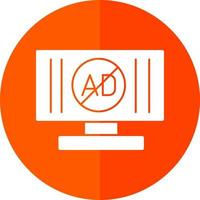 Ad Blocker Vector Icon Design
