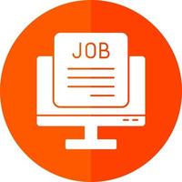 Job Vacancy Vector Icon Design