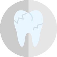 diseño de icono de vector de dientes cariados