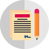 Contract Vector Icon Design