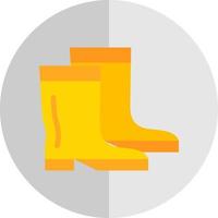 diseño de icono de vector de botas