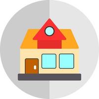 Bungalow Vector Icon Design