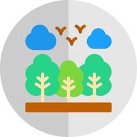 diseño de icono de vector de bosque