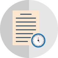 Project Deadline Vector Icon Design