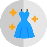 Wedding Dress Vector Icon Design