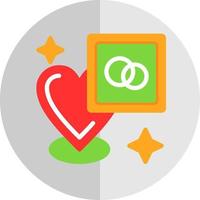 Wedding Location Vector Icon Design