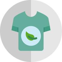 Eco Shirt Vector Icon Design