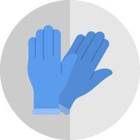 guantes, vector, icono, diseño vector