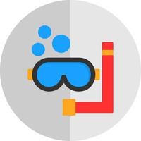 diseño de icono de vector de snorkel