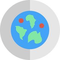 diseño de icono de vector de mapa mundial