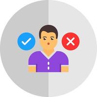 Decision Making Vector Icon Design