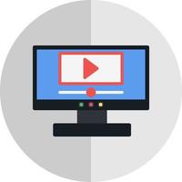 Live Stream Vector Icon Design