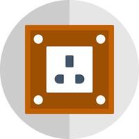 Power Socket Vector Icon Design