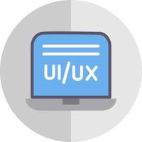 diseño de icono de vector de diseñador de ui ux