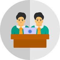 Colleagues Vector Icon Design