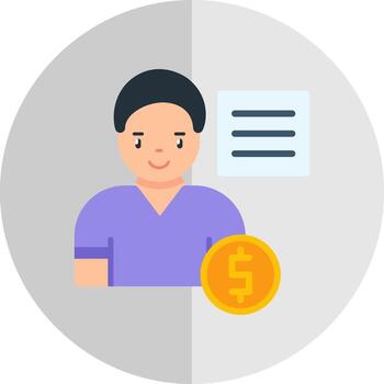 Employee Costs Vector Icon Design