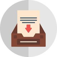 Project Inbox Vector Icon Design