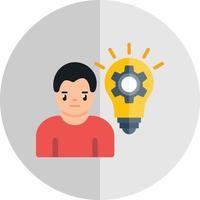 diseño de icono de vector de generación de ideas