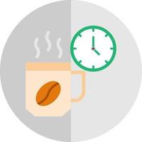 diseño de icono de vector de pausa para el café