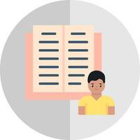 Diary Study Vector Icon Design