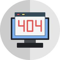 404 Error Vector Icon Design