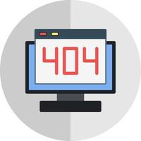 404 Error Vector Icon Design