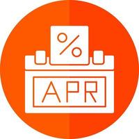 Annual Percentage Rate Vector Icon Design