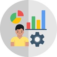 Ux Analytics Vector Icon Design