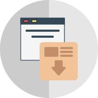 Landing Page Vector Icon Design