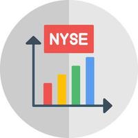 diseño de icono de vector de nyse