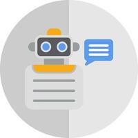 Robot Advisor Vector Icon Design