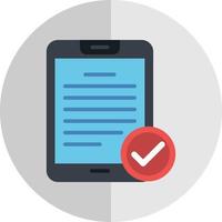 Digital Contract Vector Icon Design