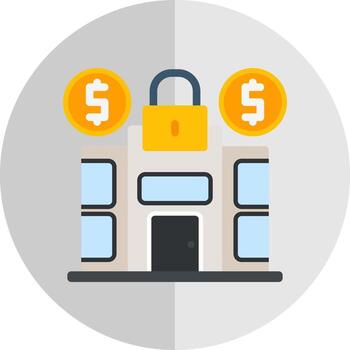 Fixed Asset Vector Icon Design