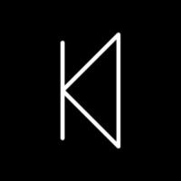 Skip Vector Icon Design