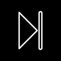 Skip Vector Icon Design