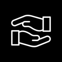 Hands Helping Vector Icon Design