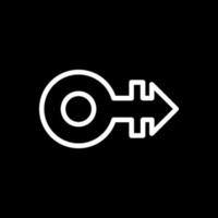 Mars Stroke H Vector Icon Design