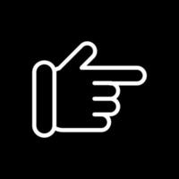 Hand Point Right Vector Icon Design