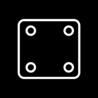 Dice Four Vector Icon Design