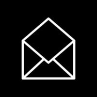 Envelope Open Vector Icon Design